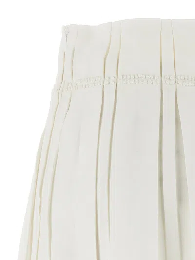 Jil Sander Women Midi Skirt In White