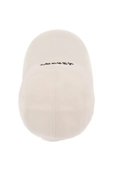 Isabel Marant Ecru Black Cotton Hats In White