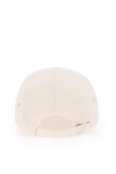 Isabel Marant Ecru Black Cotton Hats In White