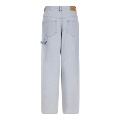 Isabel Marant Étoile Isabel Marant Etoile Blue Cotton Clothing Trousers In Blue