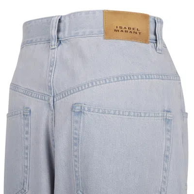Isabel Marant Étoile Isabel Marant Etoile Blue Cotton Clothing Trousers In Blue