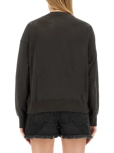 Isabel Marant Étoile Isabel Marant Etoile Slate Cotton Moby Sweatshirt In Gray