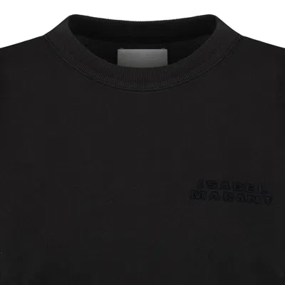 Isabel Marant Faded Black Cotton Sweaters In Black