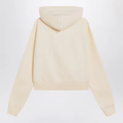 Jacquemus Light Beige Gros Grain Hooded Sweatshirt In Neutral