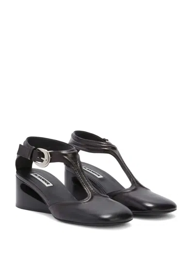 Jil Sander Sandals Woman In Black