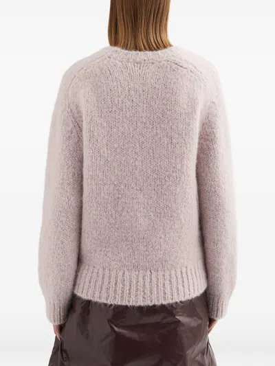 Jil Sander Wool Crewneck Jumper In Gray