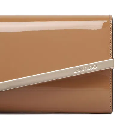 Jimmy Choo Biscuit Light Gold Bags In Brown