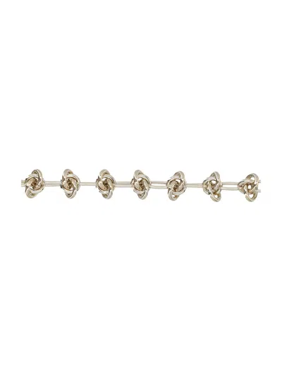 Justine Clenquet Gold Knot Chain Daria Choker In Gold