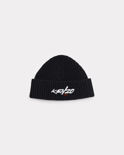 Kenzo Beanie In Black