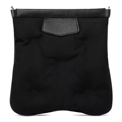 Maison Margiela Black Multi-material Bags In Black