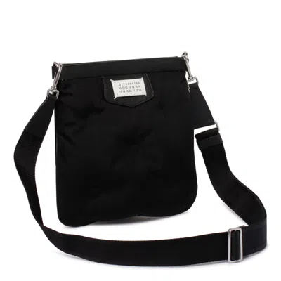 Maison Margiela Black Multi-material Bags In Black
