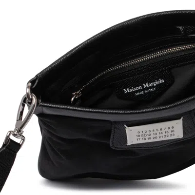 Maison Margiela Black Multi-material Bags In Black