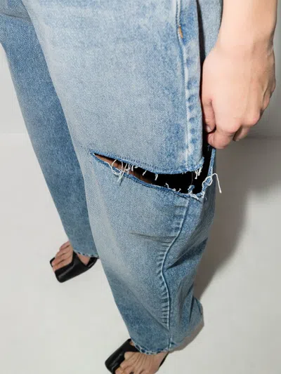 Maison Margiela Denim Cotton Jeans In Blue
