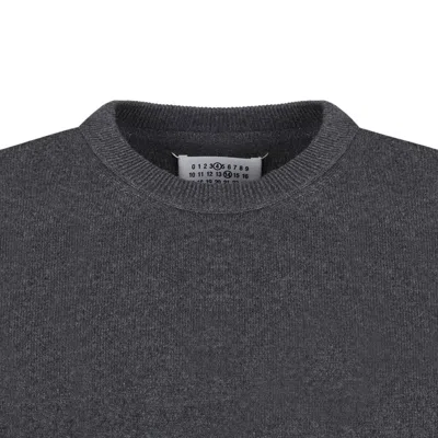 Maison Margiela Medium Grey Cashmere Wool Sweaters In Gray