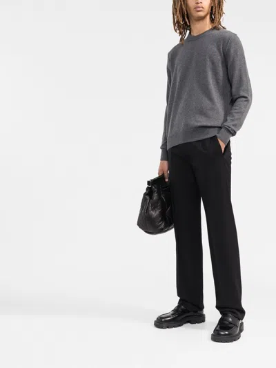 Maison Margiela Medium Grey Cashmere Wool Sweaters In Gray