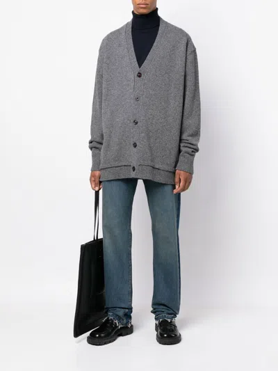 Maison Margiela Medium Grey Wool Sweater In Gray