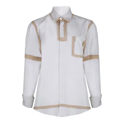 Maison Margiela White Cotton Clothing Shirts In White