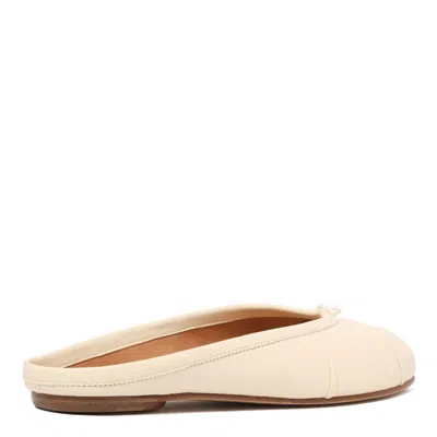 Maison Margiela Tabi Calf Leather Flat Mules In Multi