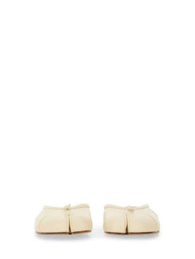 Maison Margiela Tabi Calf Leather Flat Mules In Multi