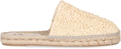Manebi Raffia Woven Espadrilles In Multi