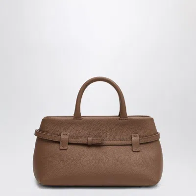 Manu Atelier Le Cambon 25 Mocha Mousse Bag In Suede
