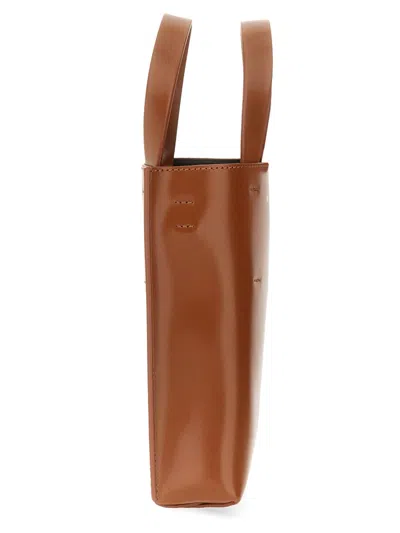Marni Moca Calf Leather Bags In Brown