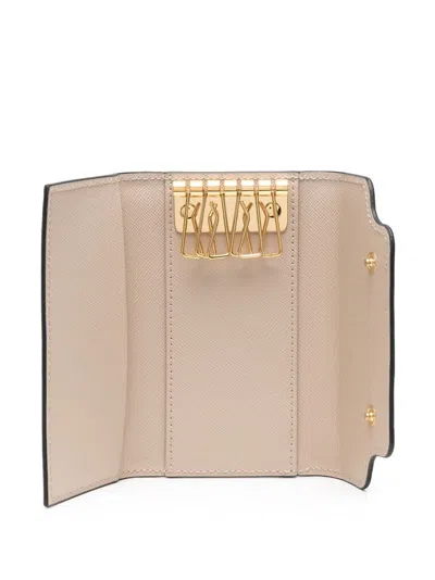 Marni Tea Green Calf Leather Keychains