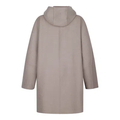 Max Mara Cacha Wool Cashmere Coats In Neutral