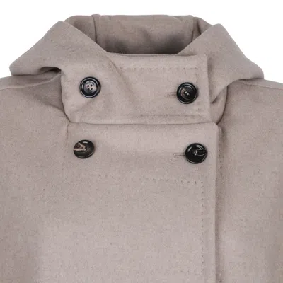 Max Mara Cacha Wool Cashmere Coats In Neutral