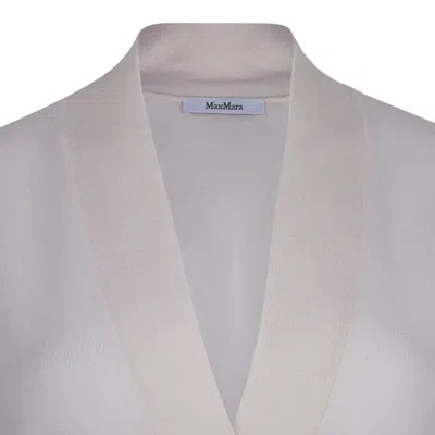 Max Mara Pure Albino Cashmere Sweater In White
