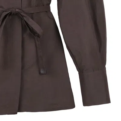 Max Mara Pure Max Mara Linen And Silk Blend Jacket In Brown