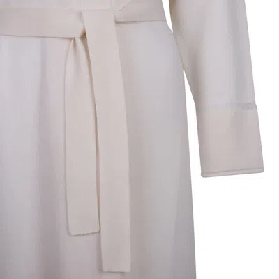 Max Mara Pure Albino Cashmere Sweater In White