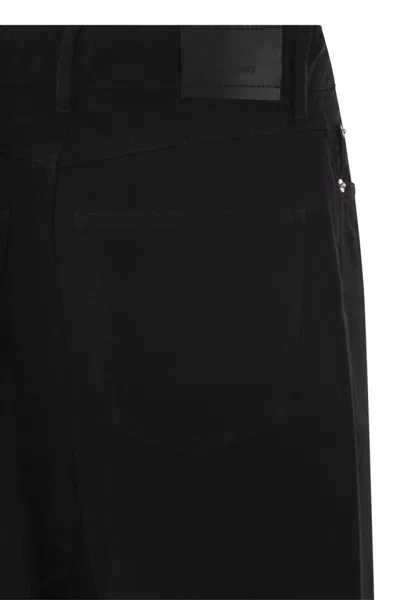 Sportmax Max Mara  Siamese - Low-waisted Oversize Trousers In Black