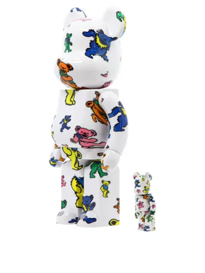 Medicom Toy "be@rbrick Grateful Dead Dancing Bear" 100% And 400% Toy In White