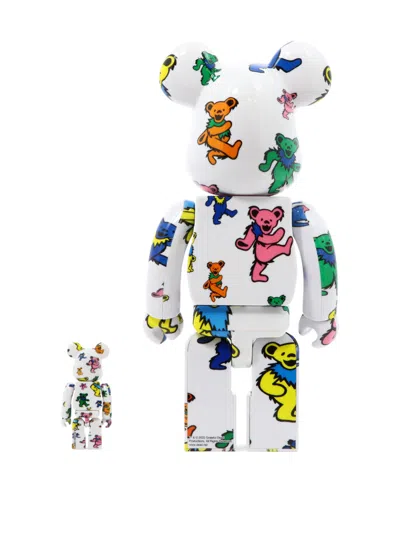 Medicom Toy "be@rbrick Grateful Dead Dancing Bear" 100% And 400% Toy In White