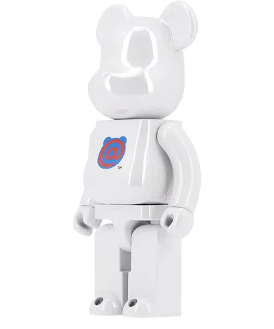 Medicom Toy "be@rbrick 1st Model White Chrome" 400% Toy In White