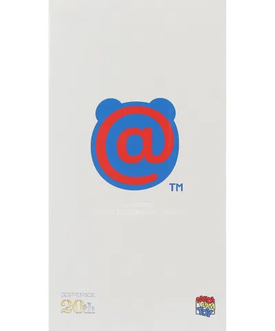 Medicom Toy "be@rbrick 1st Model White Chrome" 400% Toy In White
