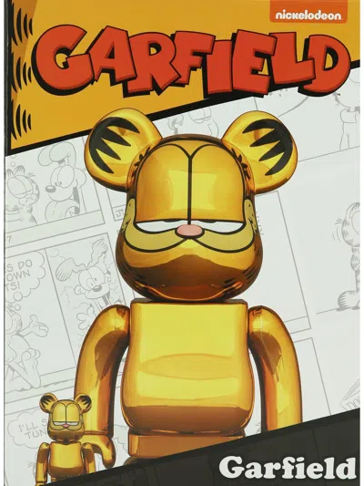 Medicom Toy Medicom 100% + 400% Garfield Gold Chrome Be@rbrick Assorted In Gold