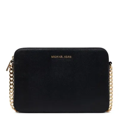 Michael Kors Black Leather Bags