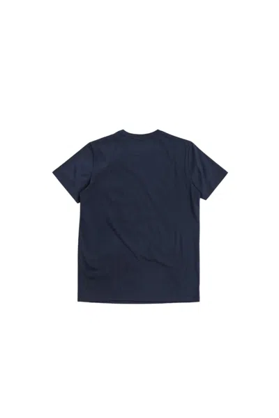Moncler Cotton Tshirt In Blue