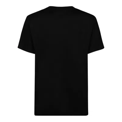 Msgm Black Cotton Clothing T-shirts And Polos In Black