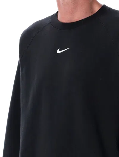 Nike M Nrg Nocta Cs Crew Flc In Black