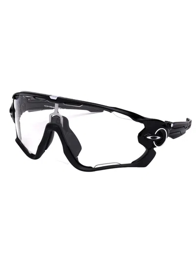 Oakley Polished Black Acetate Sunglasses In Black