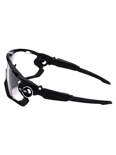 Oakley Polished Black Acetate Sunglasses In Black