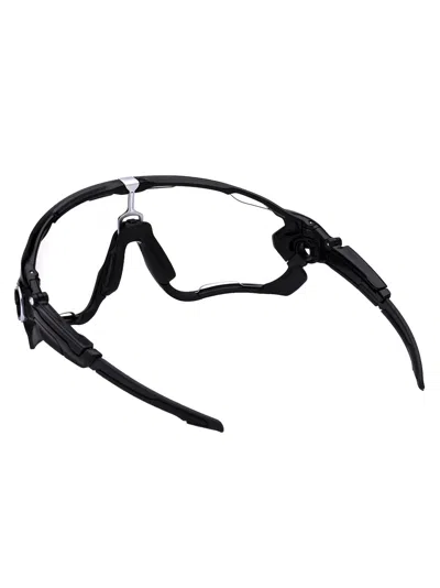 Oakley Polished Black Acetate Sunglasses In Black