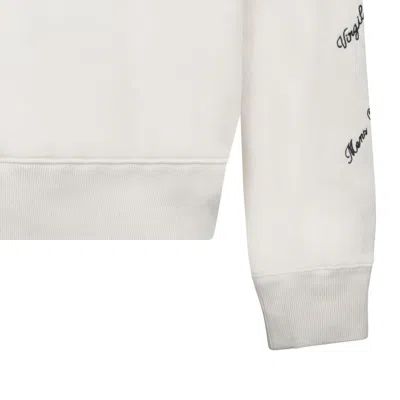 Off-white Beige Cotton Sweater In White