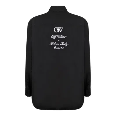 Off-white Black Cotton Shirt In Black