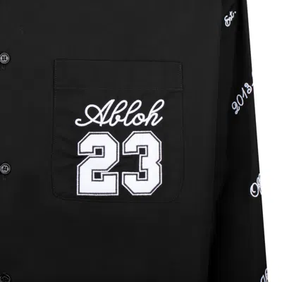Off-white Black Cotton Shirt In Black
