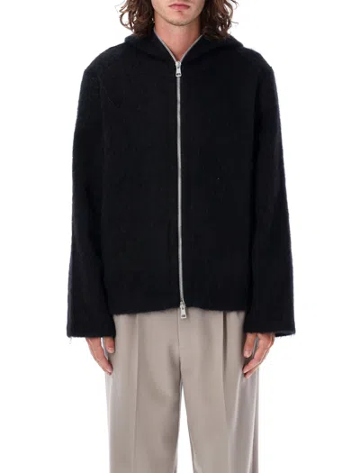 Our Legacy Full Zip Hoodie Sweatshirt In Black