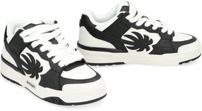 Palm Angels Venice Leather Low-top Sneakers In Multi